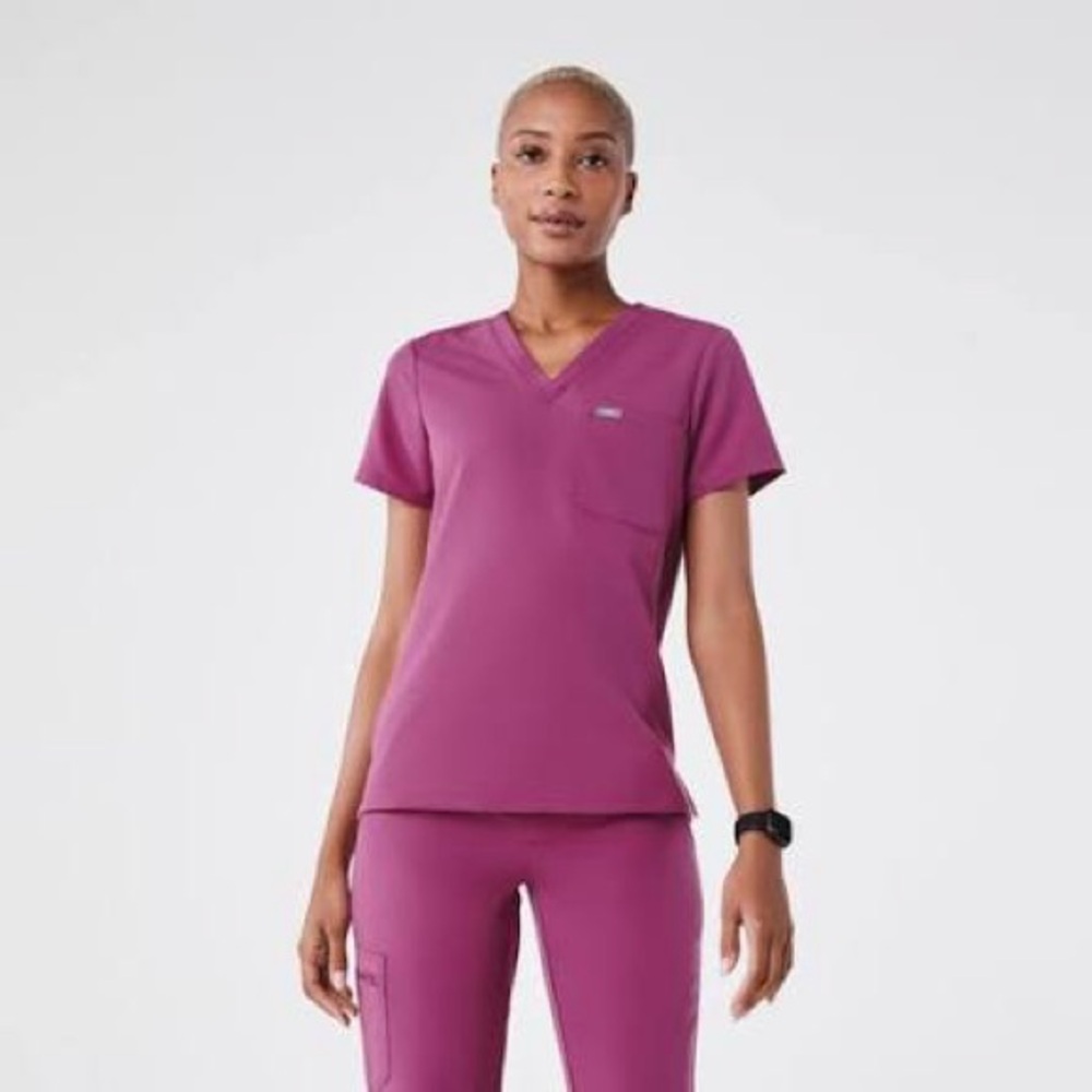 Figs Bright Fuschia Scrubs